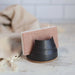 Handmade Ceramic Sponge Holder / Black