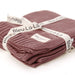Cotton Swaddle Blanket / Plum