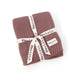 Cotton Swaddle Blanket / Plum