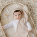 Luxe Organic Cotton Knit Blanket & Hat Set / Oatmeal