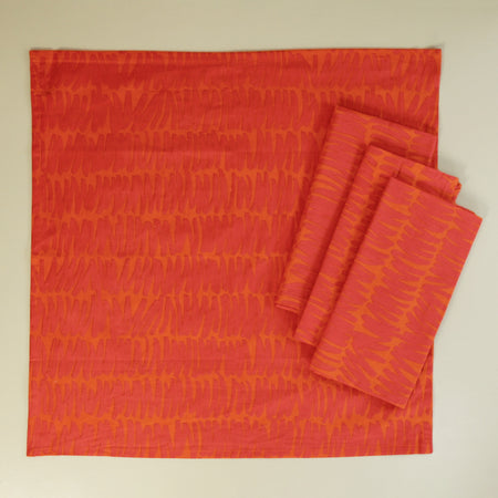 Gesture Pimento Block Print Napkins