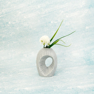 Mini Artura Vase / Blue Dash