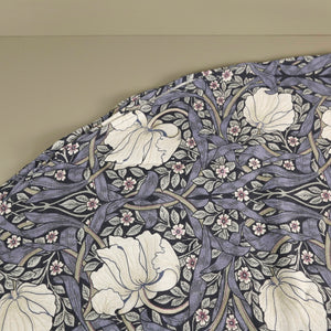 William Morris Linen Tablecloth / Blue Pimpernel
