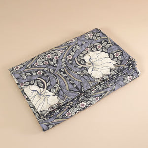 William Morris Linen Tablecloth / Blue Pimpernel