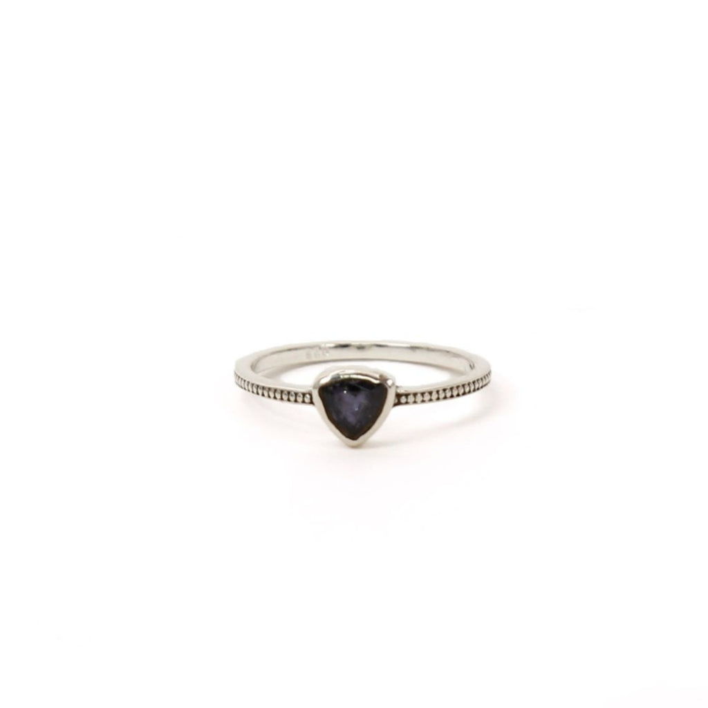 Sterling Iolite Balance Ring