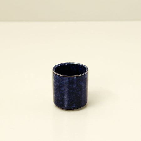 Blue Reactive Glaze Ceramic Sake Cup