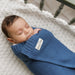 Cotton Swaddle Blanket / Cobalt