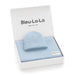 Luxe Organic Cotton Knit Blanket & Hat Set / Sky Blue