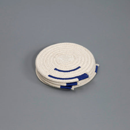 Cotton Rope 4pc Coaster Set / Minimalist Blue