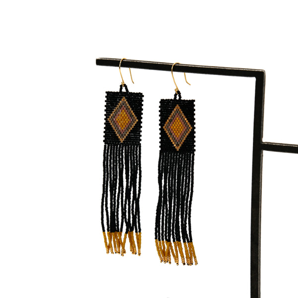 Sofia Earrings / Black
