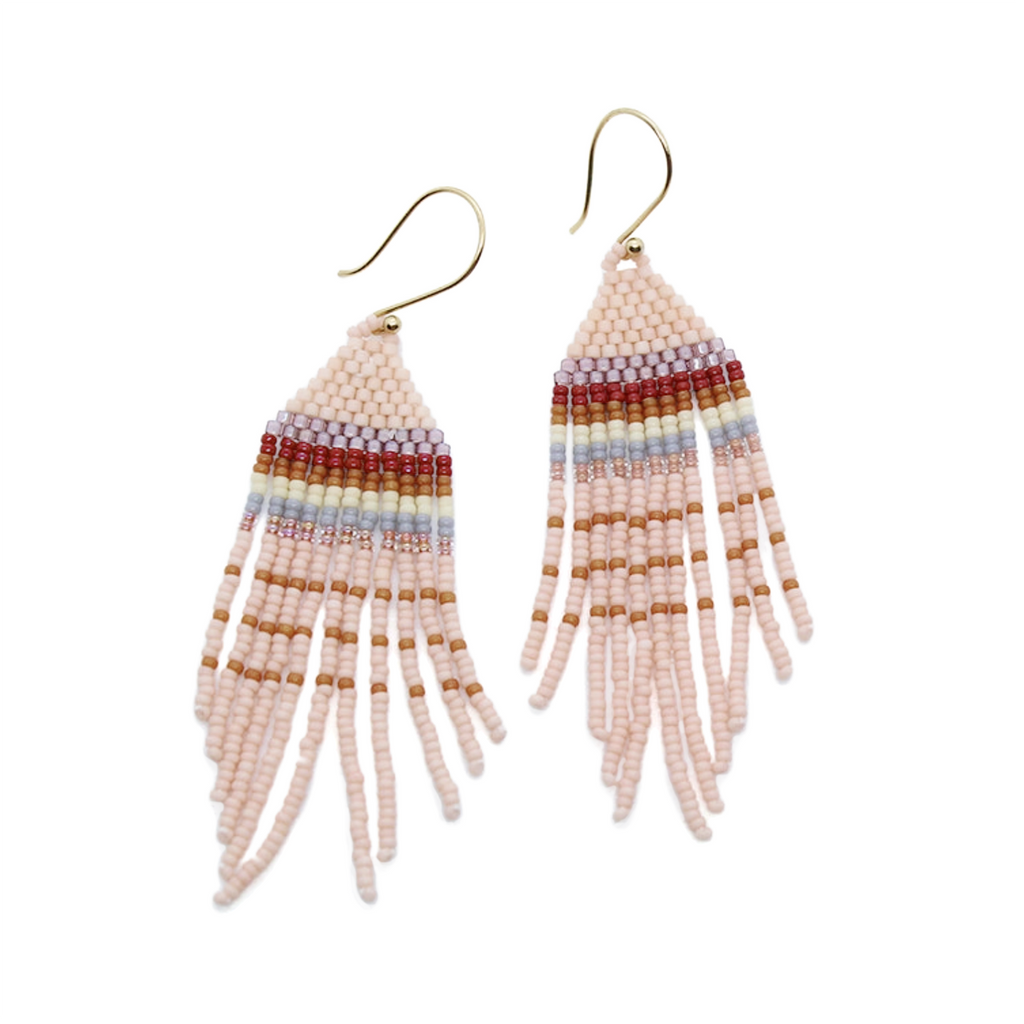 Rugby Earrings / Pink
