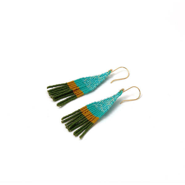 Franjette Earrings / Turquoise