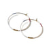 Fresco Hoop Earrings / Large / White