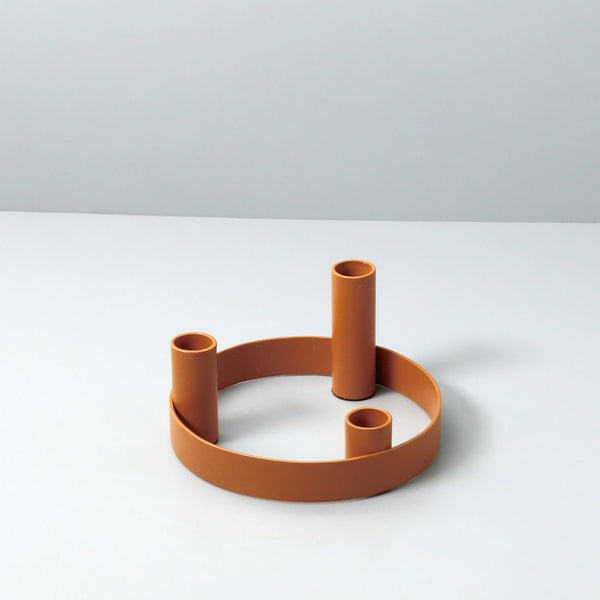 Round Metal Candelabra Ring / Marigold