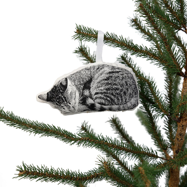 Sleeping Cat Ornament