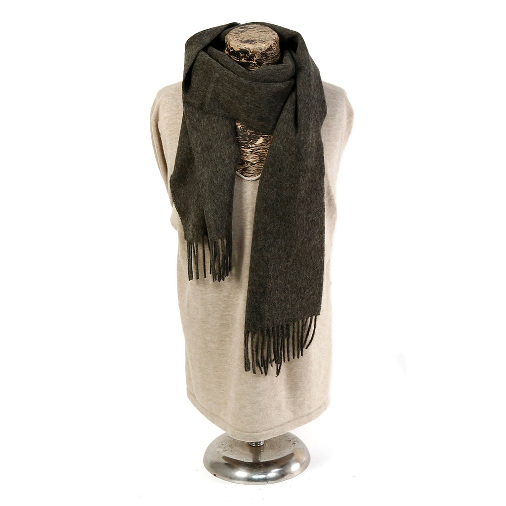 Merino Wool Scarf / Gray