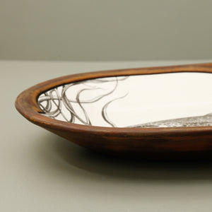 Laura Zindel Rectangular Serving Dish / Brown Trout