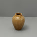 Brown Ribbed Vase