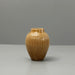 Brown Ribbed Vase