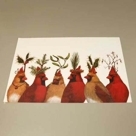 Paper Placemat Pack / Cardinal Party