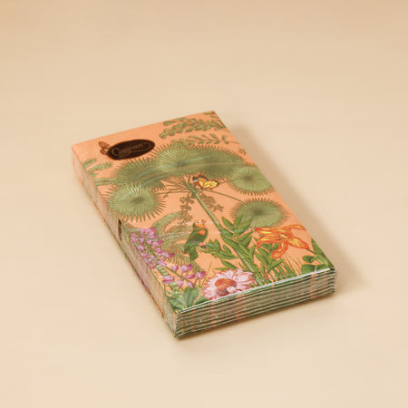 Caspari Paper Guest Napkins / Paradise Garden Melon