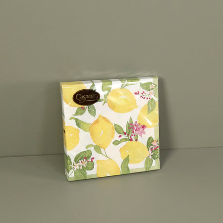 Caspari Paper Luncheon Napkins / Limoncello