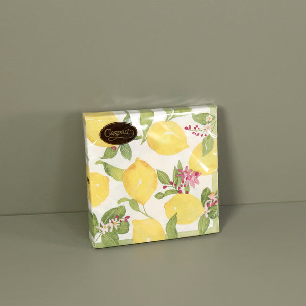 Caspari Paper Luncheon Napkins / Limoncello