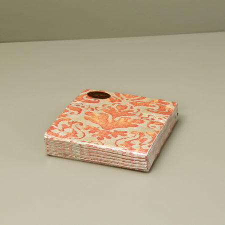 Caspari Paper Cocktail Napkins / Palazzo Coral