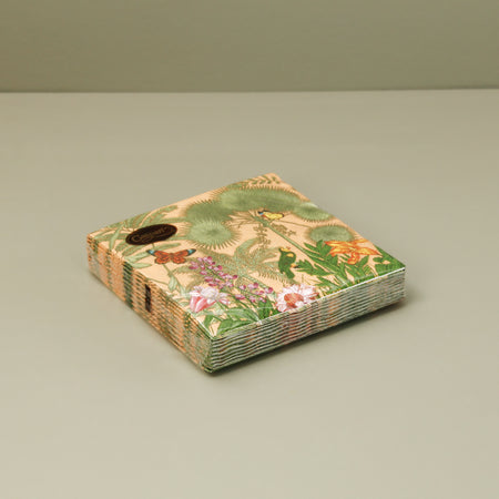 Caspari Paper Cocktail Napkins / Paradise Garden Melon