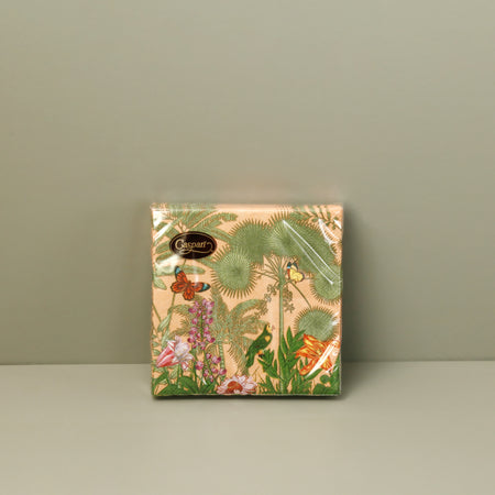 Caspari Paper Cocktail Napkins / Paradise Garden Melon