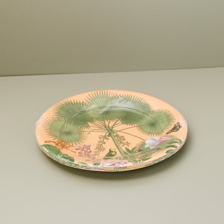 Caspari Paper Salad & Dessert Plates / Paradise Garden Melon