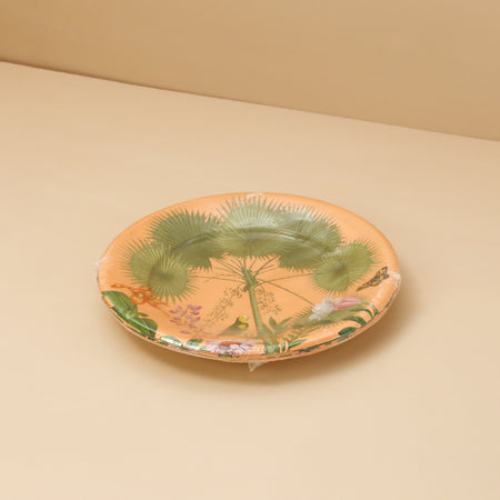 Caspari Paper Dinner Plates / Paradise Garden Melon