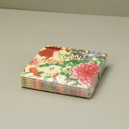 Caspari Paper Cocktail Napkins / Profusion of Flowers