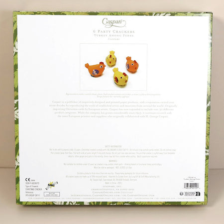 Turkey Among Ferns Celebration Crackers