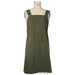 Cotton Cross Back Apron / Pine Green