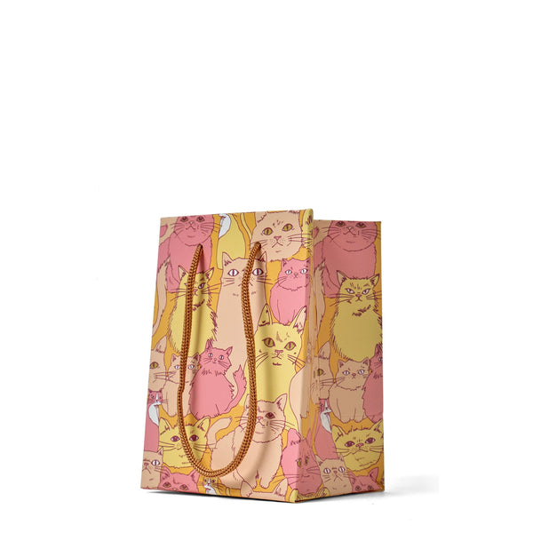 Mini Gift Bag / Cats