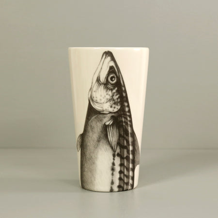 Laura Zindel Ceramic Tumbler / Mackerel