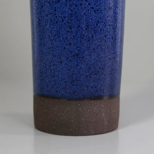 Rose Line Olive Oil Ceramic Bottle / Denim Blue