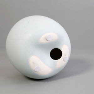 Modern Ceramic Apple / Blue