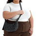 Baggu Small Crescent Bag / Charcoal Ditsy Floral