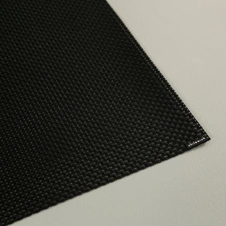 Chilewich Vinyl Placemats / Basketweave Black Rectangle