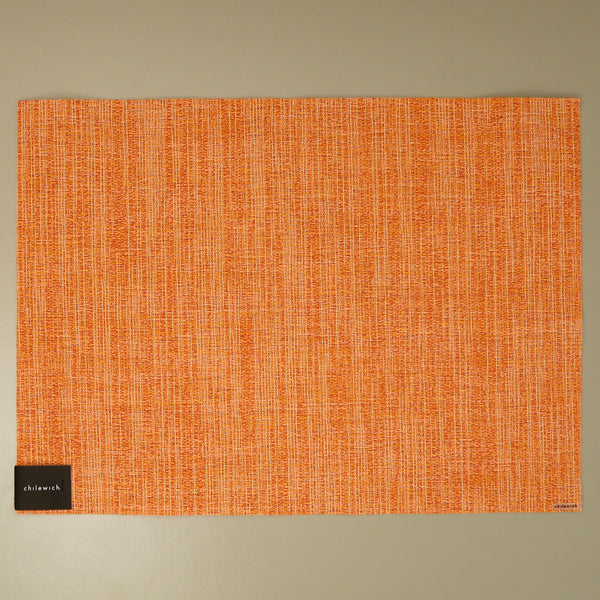 Chilewich Vinyl Placemats / Bouclé Tangerine