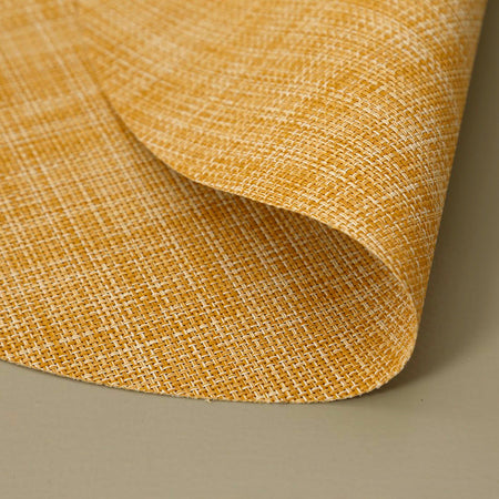 Chilewich Vinyl Placemats / Ochre Oval