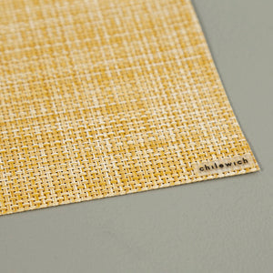 Chilewich Vinyl Placemats / Ochre Rectangle