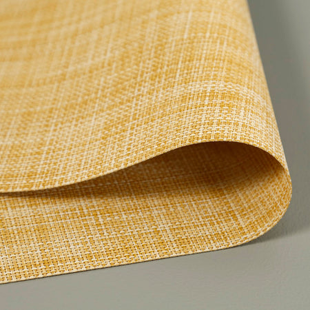 Chilewich Vinyl Placemats / Ochre Rectangle