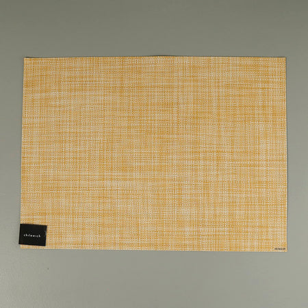 Chilewich Vinyl Placemats / Ochre Rectangle