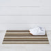 Chilewich Shag Rugs / Even Stripe Mocha