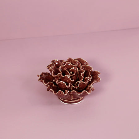 Ceramic Flower / Sea Lettuce Purple