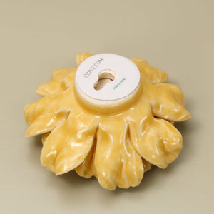 Ceramic Flower / Yellow Carnation
