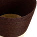 Makaua Palm Leaf Conical Basket / Chocolate